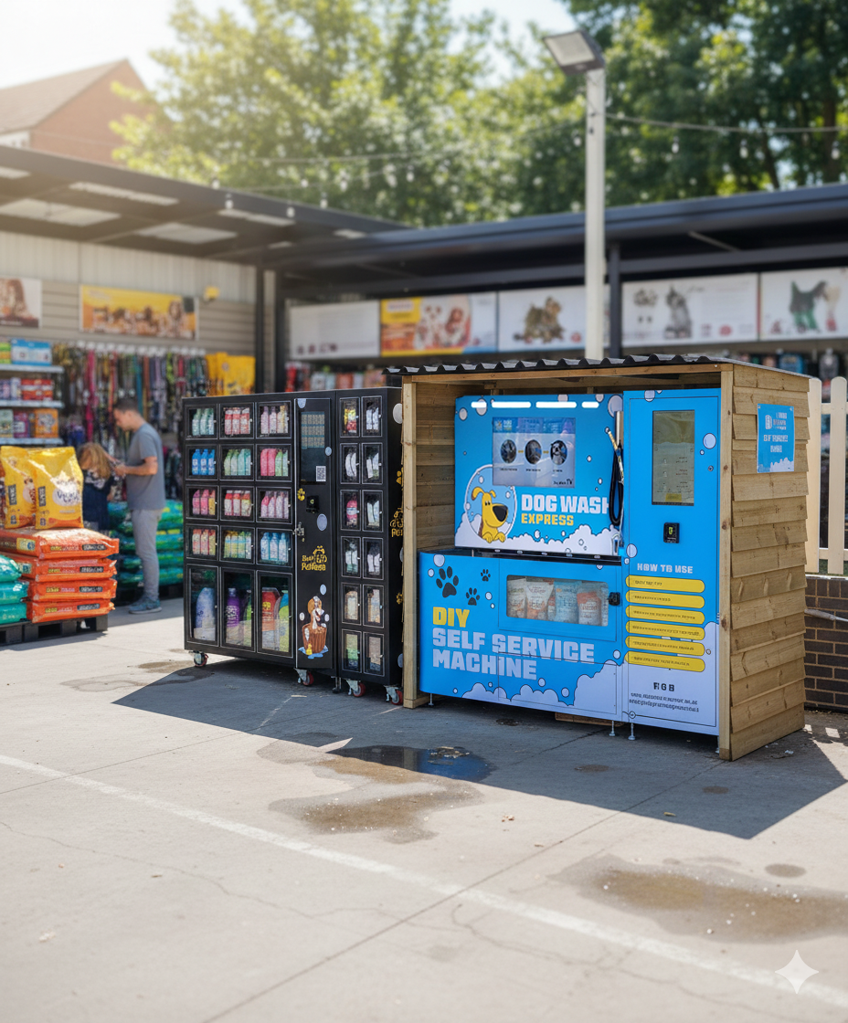 WEIMI Pet Wash Supplies Vending Machine for Pet Store
