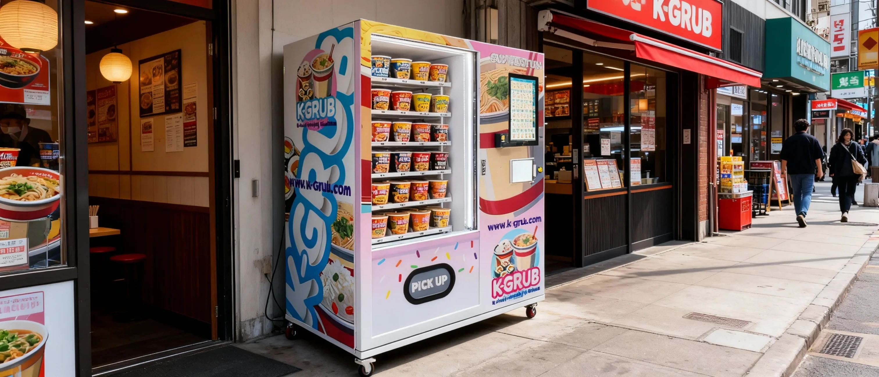 WEIMI Smart Ramen Vending Machine with Hot Water Dispenser
