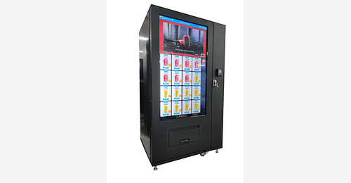 Full-screen snack drink vending machine optional payments