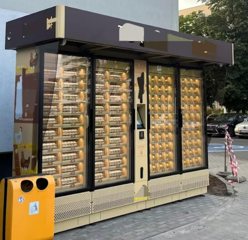 WEIMI Egg Locker Vending Machine with Refrigeration for Egg Ranch Egg Farm