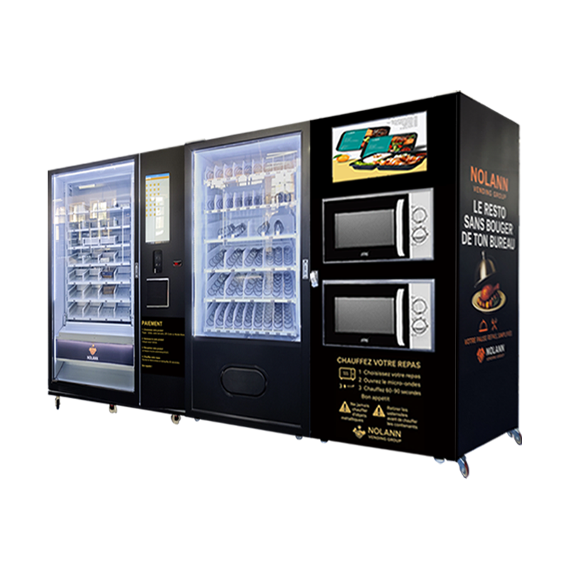 Weimi Hot Food Vending Machine with Fast Heating and Large Capacity for Hot Food and Cold Meals in Convenience Store. 18-month warranty