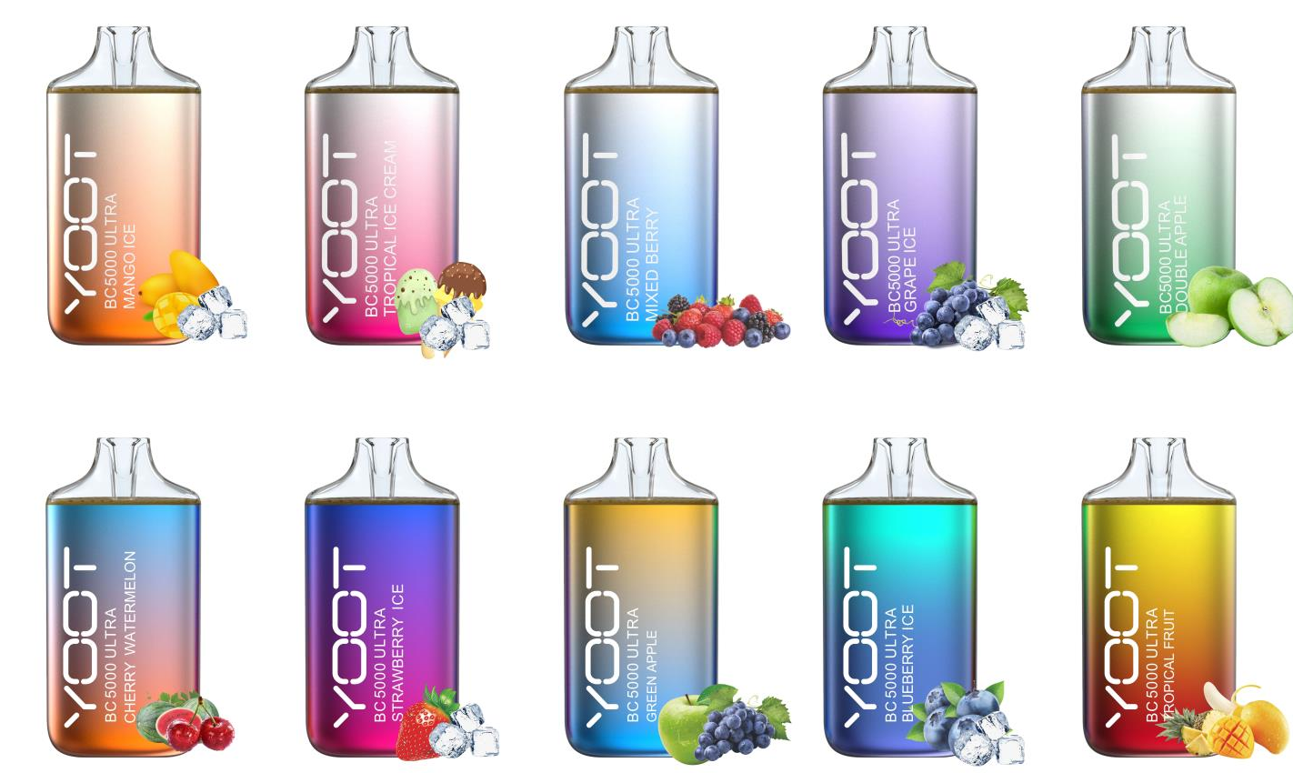 WEIMI 5000 PUFFS Disposable Rechargeable Vape with Fruity Flavors E-cigarette