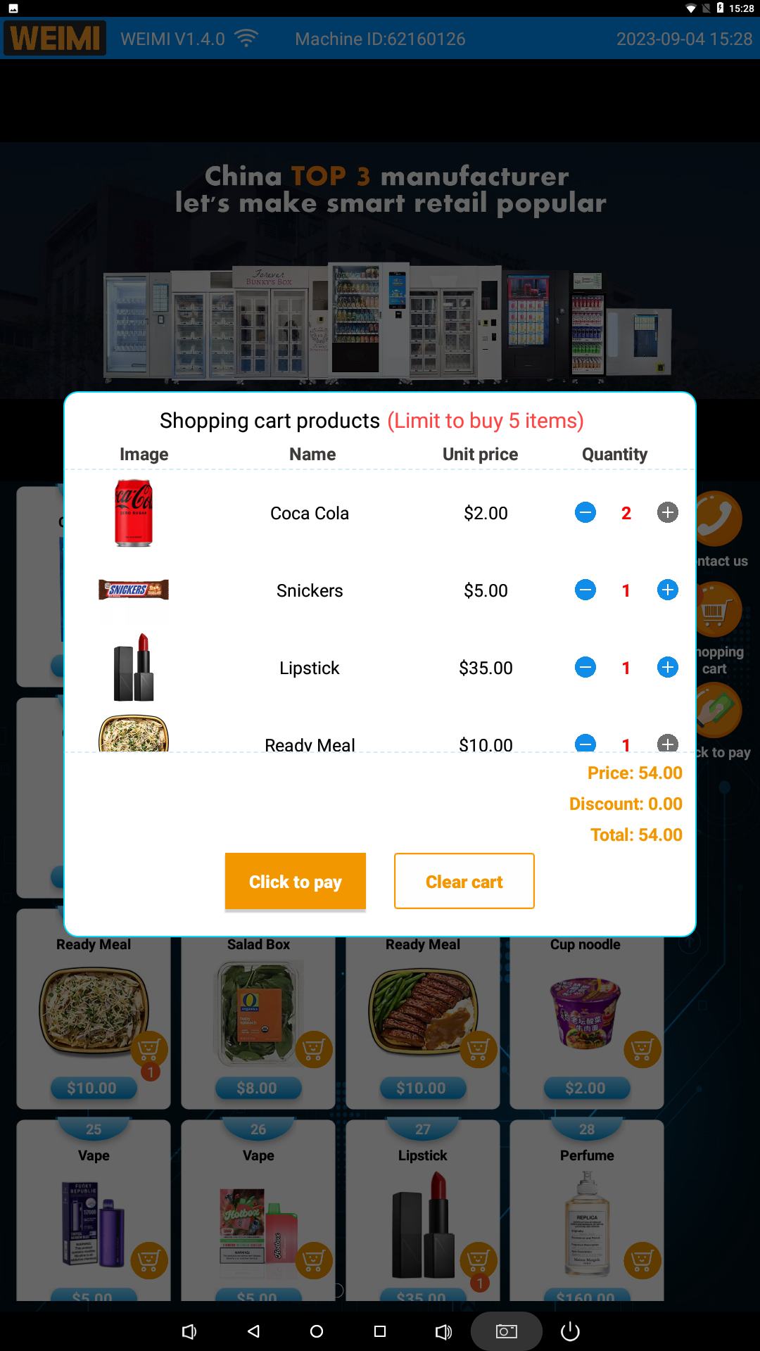 WEIMI Full Touchscreen Vending Machine Unveiled at Vending Show in Poland