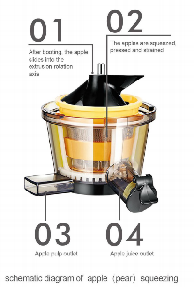 Freshly Squeezed Orange Juice Machine With Automatic Cleaning System