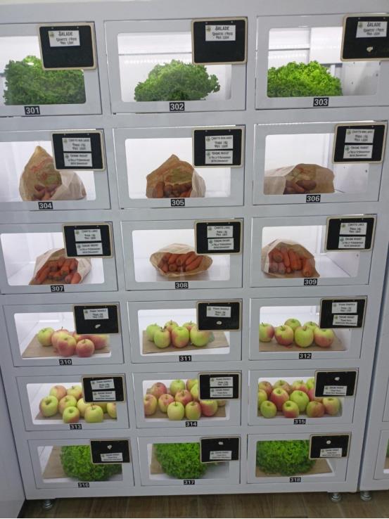 Dispensing fresh--smart fridge is taking farm produce vending to a next level.