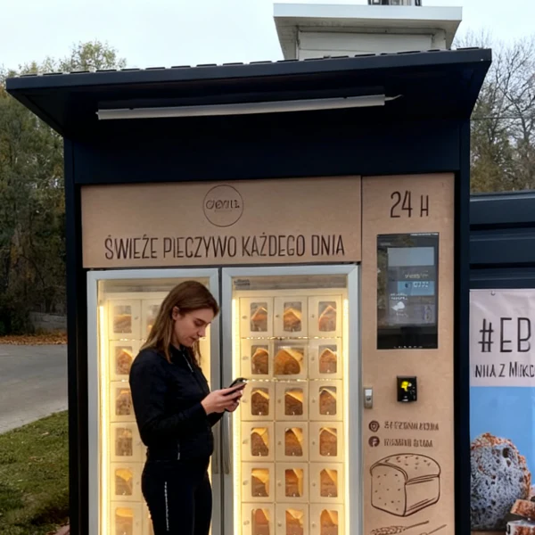 Cake Vending Machine with Online Ordering for Home Bakers