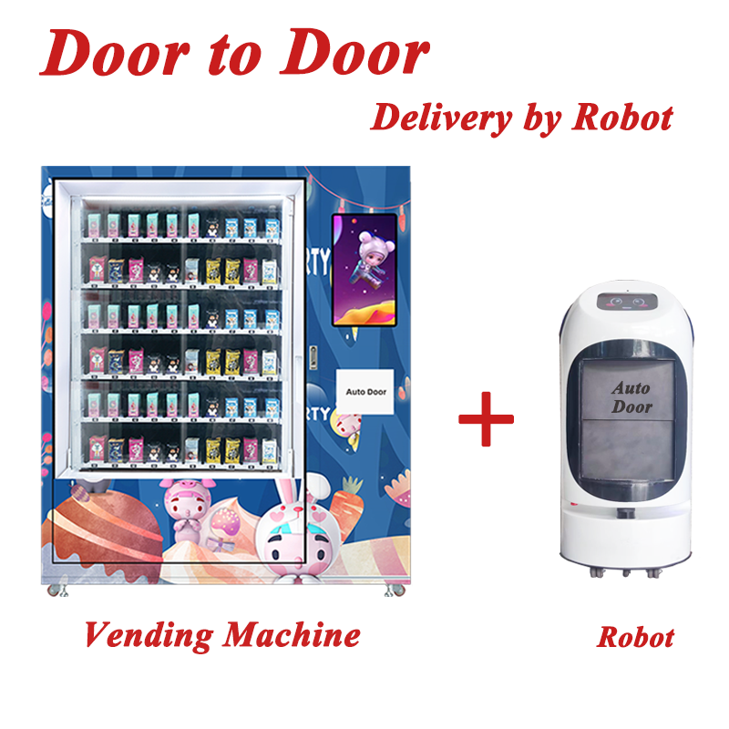 Vendning machines and robots to delivery the products to your home