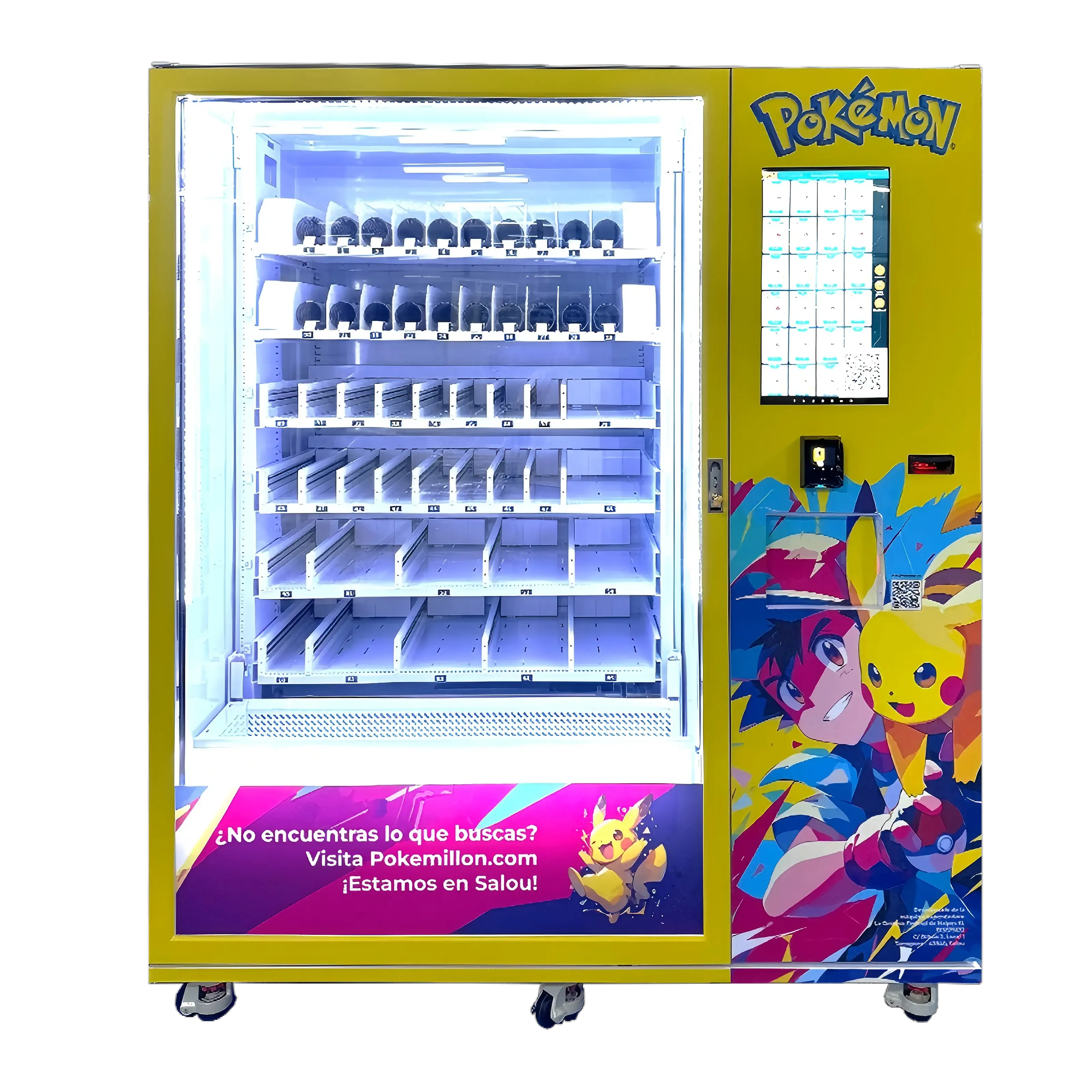 Pokémon Card Vending Machine Booster Pack Dispenser Cashless Payment