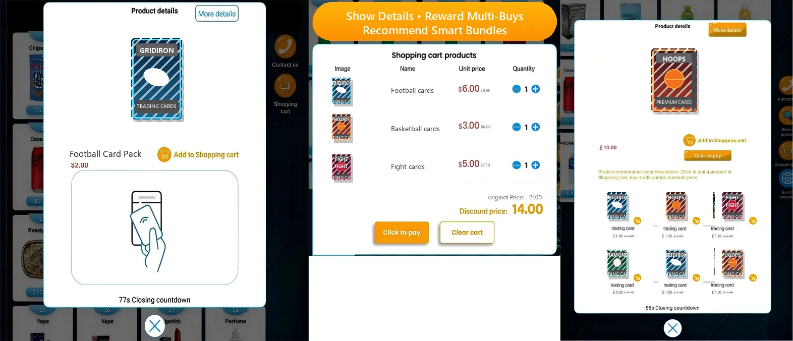 WEIMI sports card vending machine maximize return