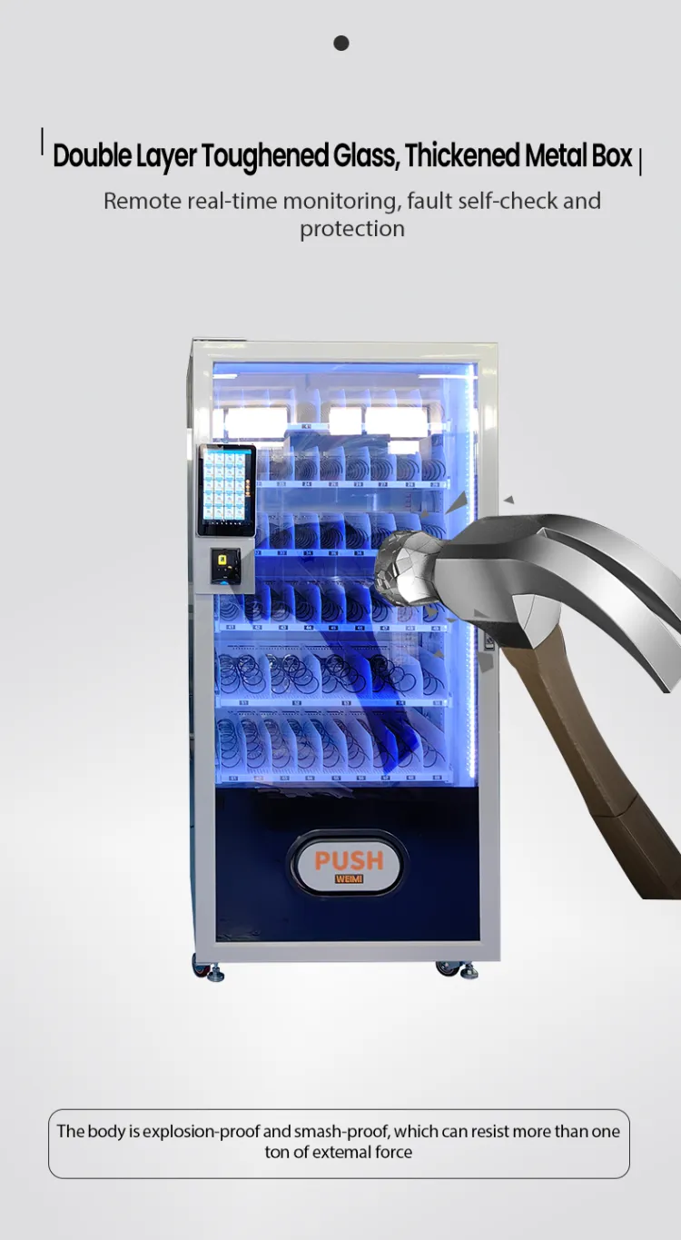 Slimline Snack Vending Machine with Card Reader for Sale