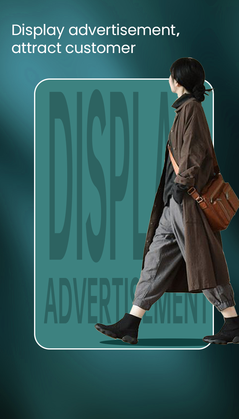 T-shirts Clothing Vending Machine Big Digital Touchscreen display advertisement to attract customers