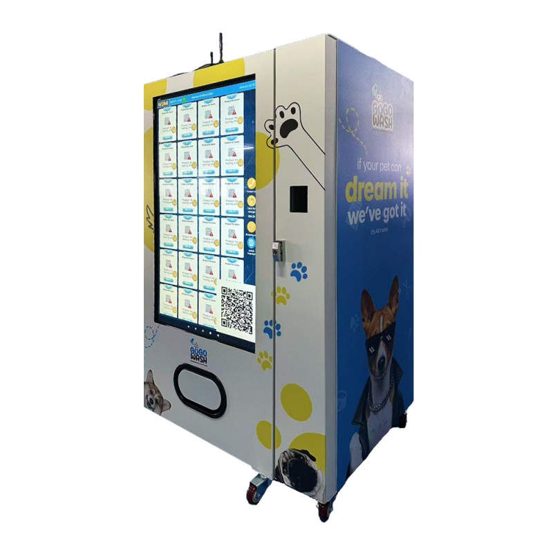 Dog Grooming Supplies Vending Machine with 18-month warranty. hardware design for dog grooming supplies