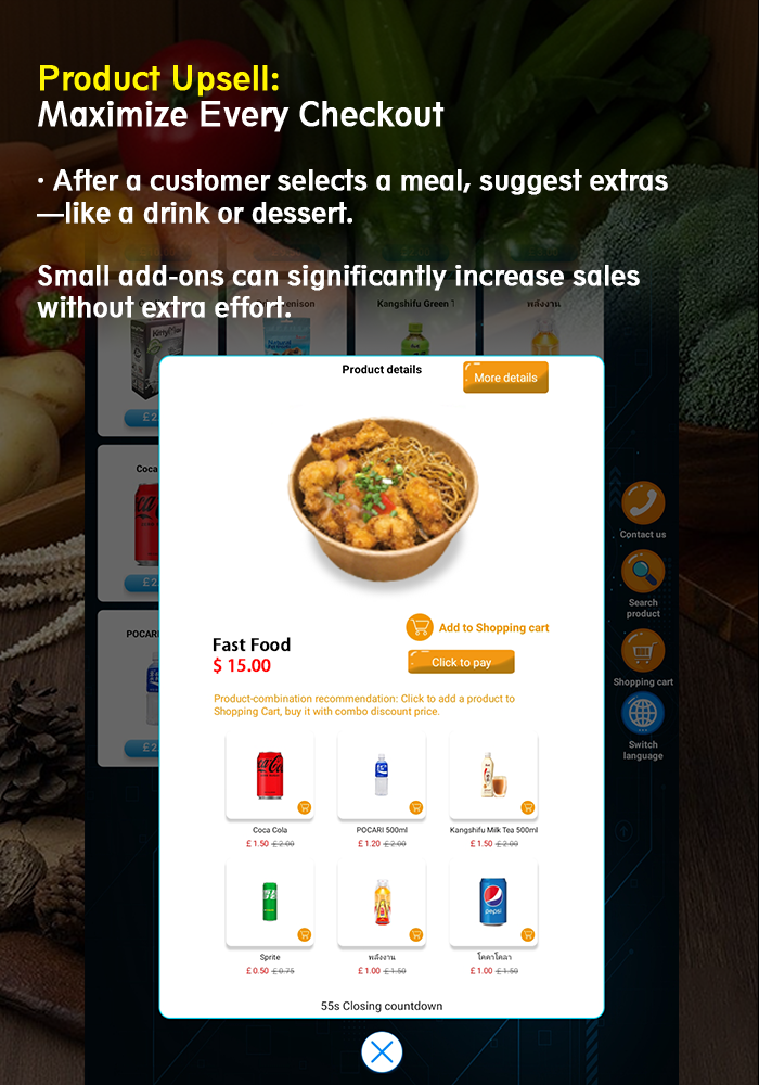 Smart Fast Food Vending Machine to Boost Sales and Maximize Profits