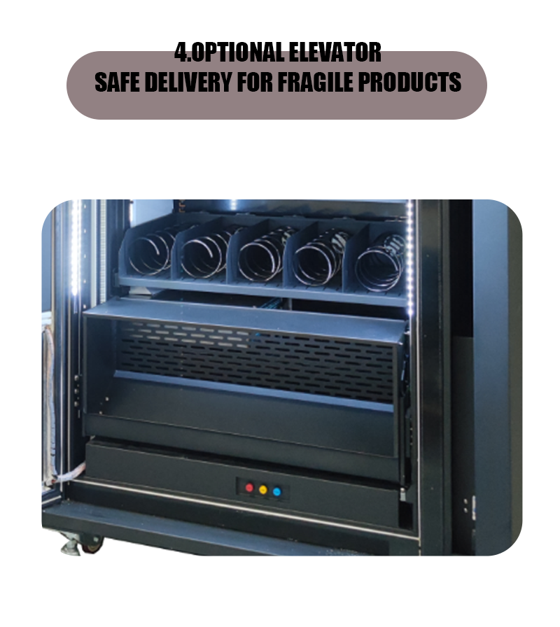 Outdoor Full-touchscreen Vending Machine with Canopy safe delivery for fragile products