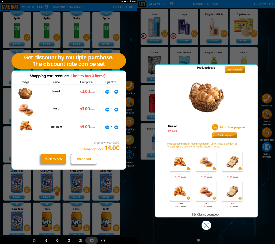Cake Vending Machine with Online Ordering for Home Bakers