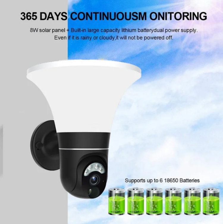 UBOX 4MP Solar wifi camera home security