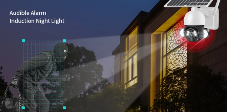 UBOX 4MP Solar Cctv Camera