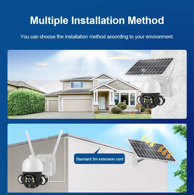 oem solar power ptz camera