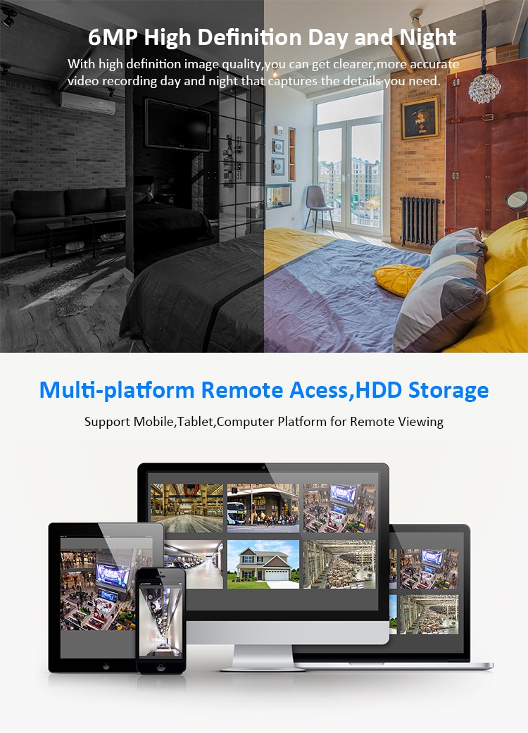 4CH Cctv Camera System For Home