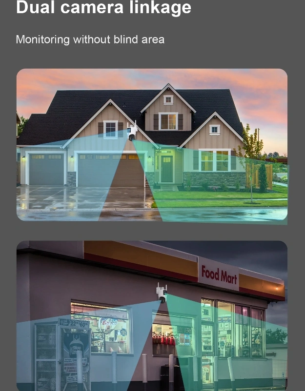 V380 PRO Dual Lens 4g sim card cctv camera