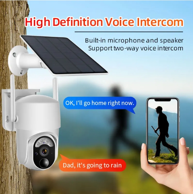UBOX PTZ Camera with Solar Panel