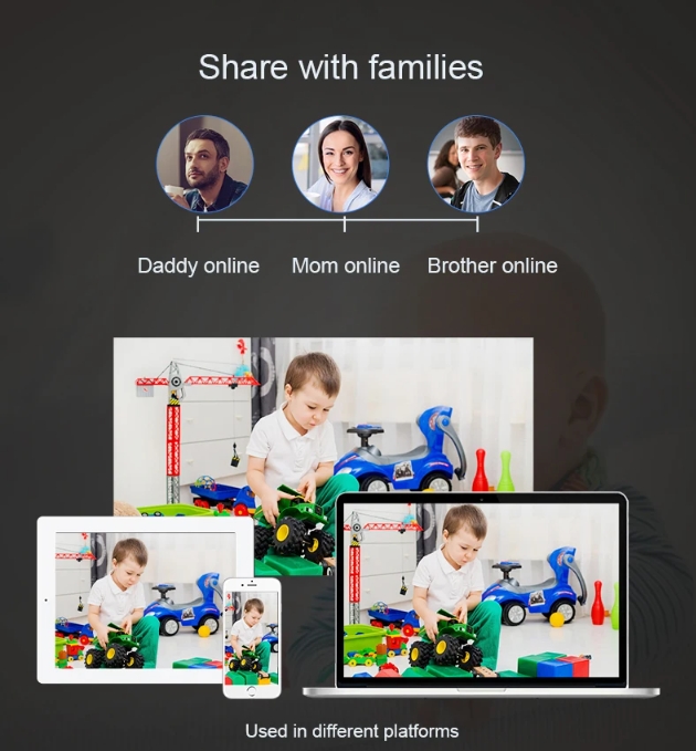 Smart Indoor Security Camera V380 APP