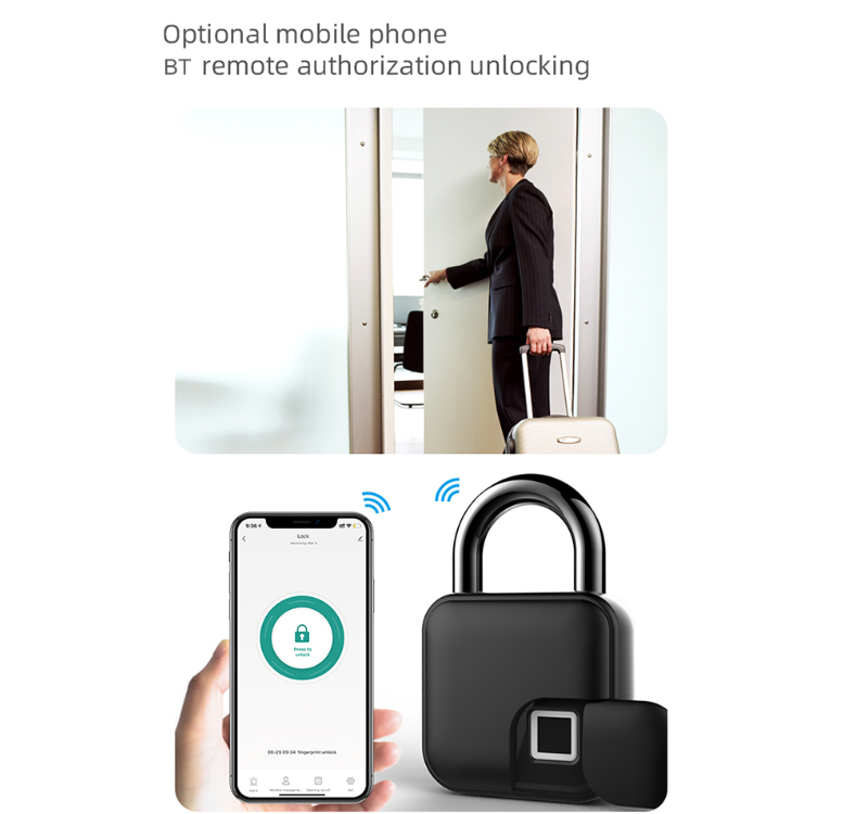 small Fingerprint Padlock