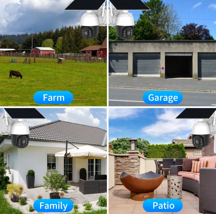 UBOX 3MP PTZ Outdoor Solar Wifi Camera