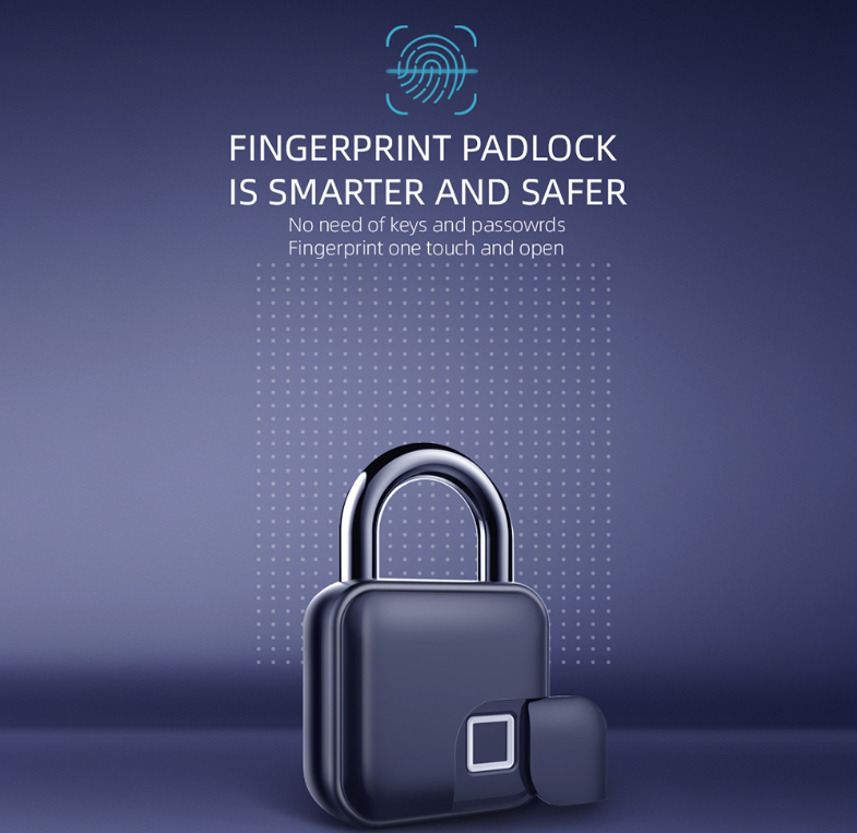 mini Fingerprint Padlock