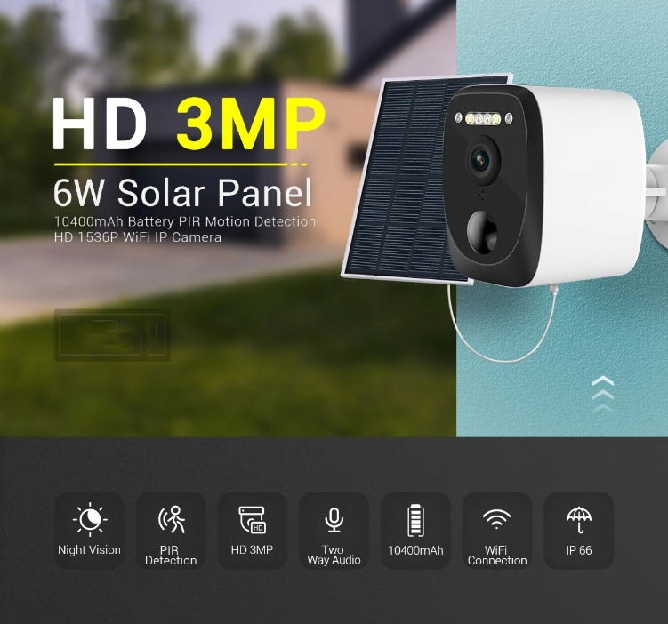 wireless solar security camera