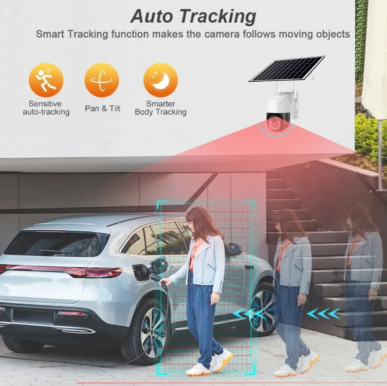 1080P WiFi Solar Powered Camera
