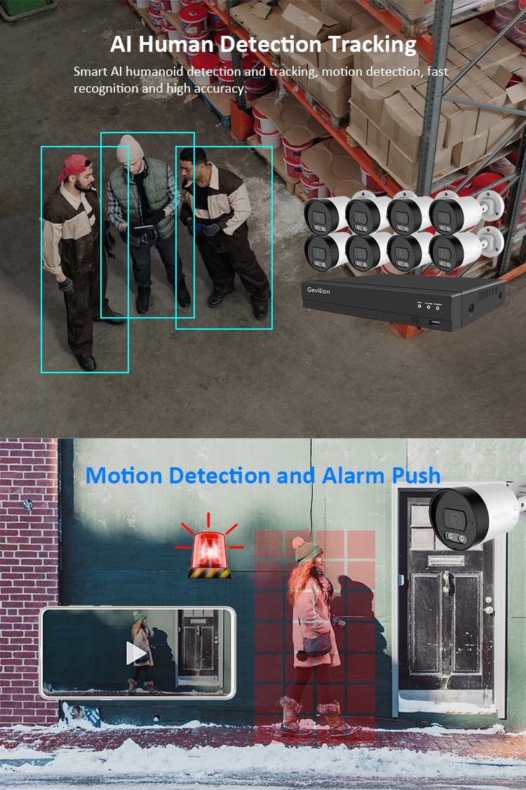 8MP Indoor Outdoor Cctv System