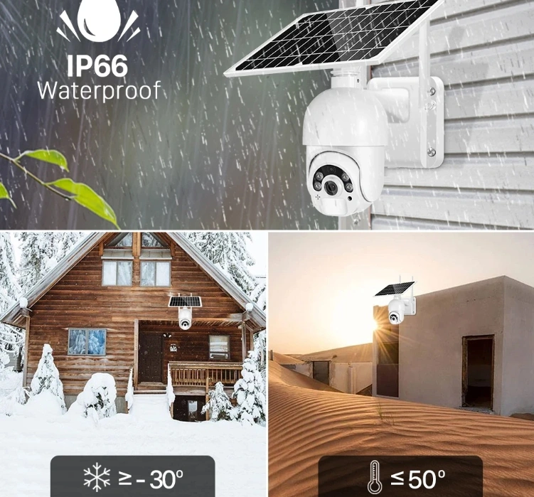 UBOX 3MP WiFi PTZ Solar Security Camera