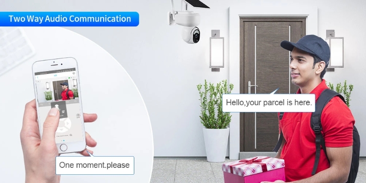 4MP WIFI PTZ Solar Security Camera
