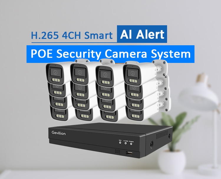 16CH 8MP Lite AI Analysis POE Camera System