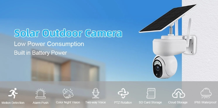 UBOX 4MP 4g camera solar powered