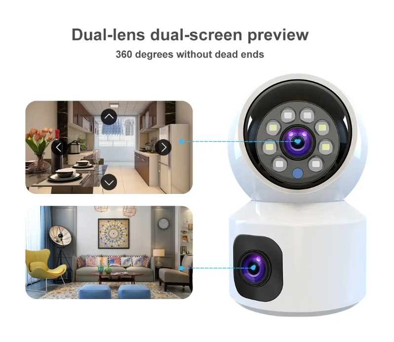 Indoor Dual Lens WiFi Camera