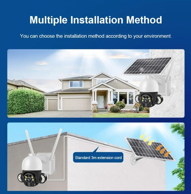 3MP Solar Security Camera