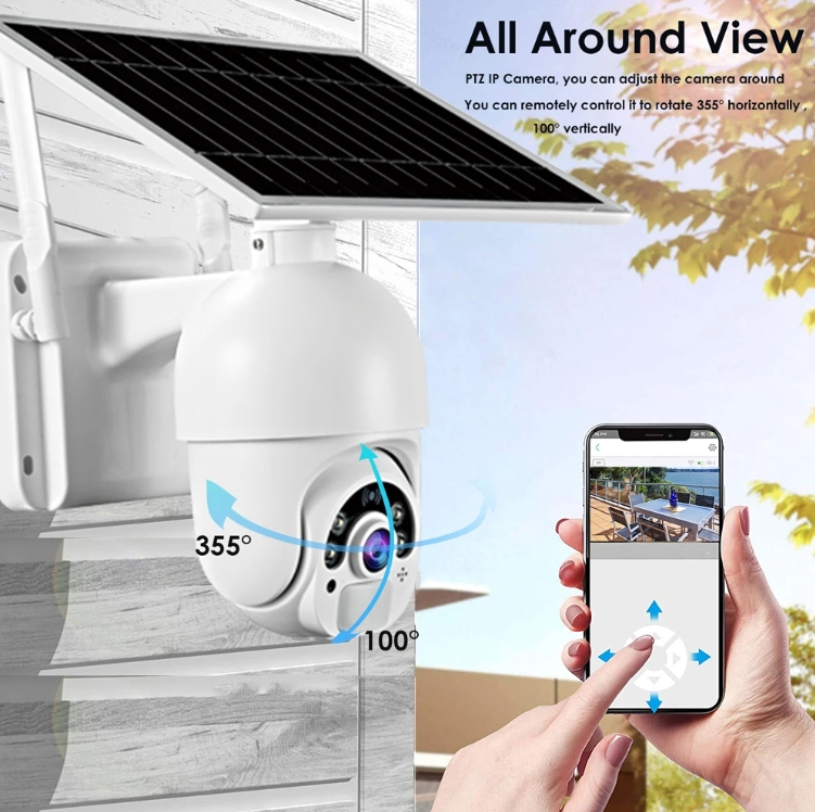 WIFI PTZ Solar Battery Camera