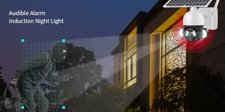 ubox wifi solar power ptz camera