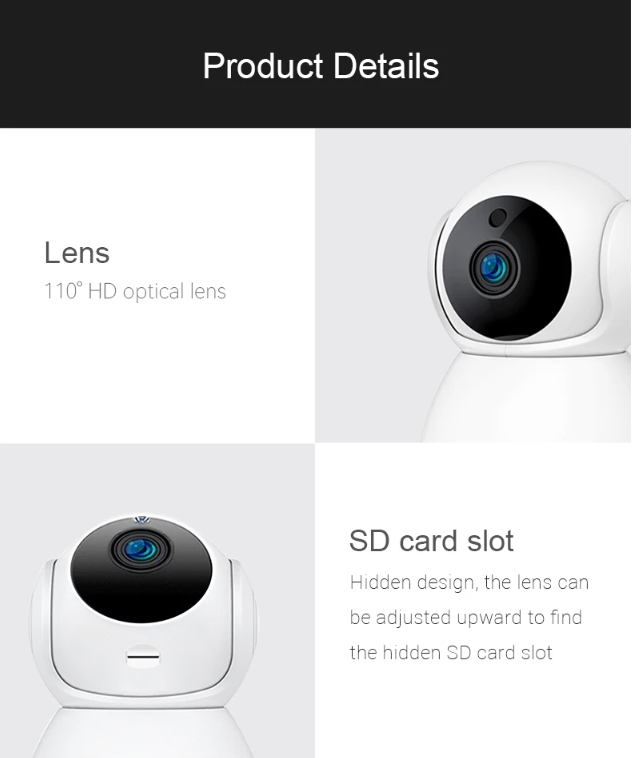 Smart Indoor Security Camera V380 PRO 4MP