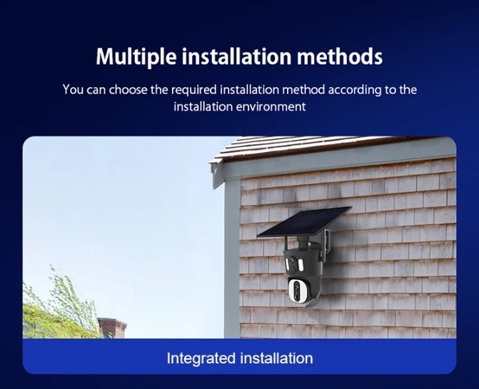 4G PTZ Smart Dual Lens Solar Camera