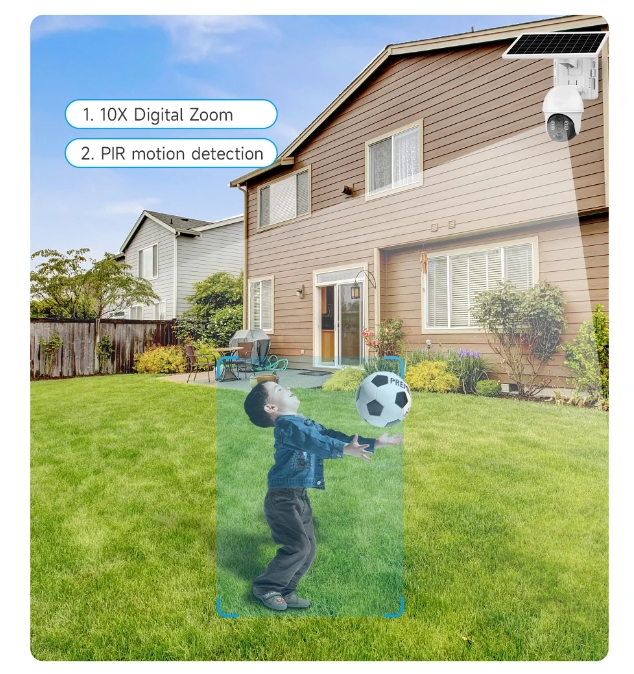 4G Solar Powered Dual Lens PTZ Camera