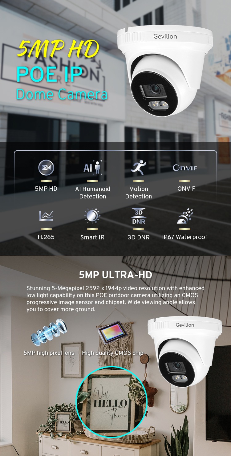 5 MP Outdoor Security Cameras