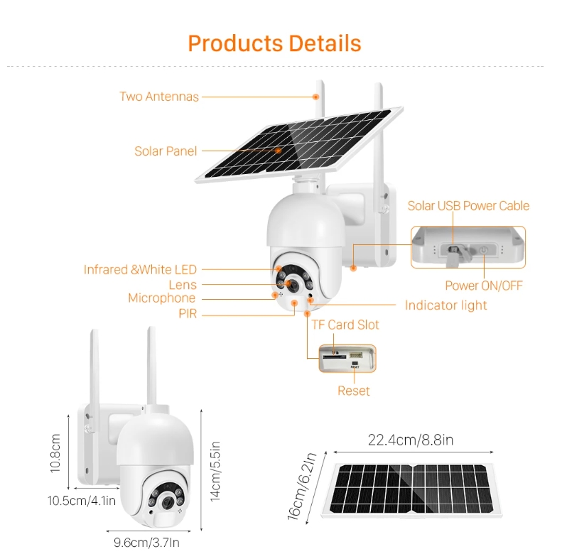 UBOX app 4G Solar Camera