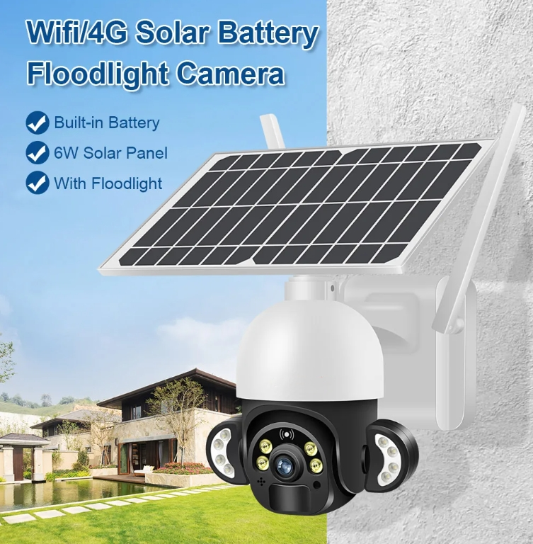 solar power ptz camera
