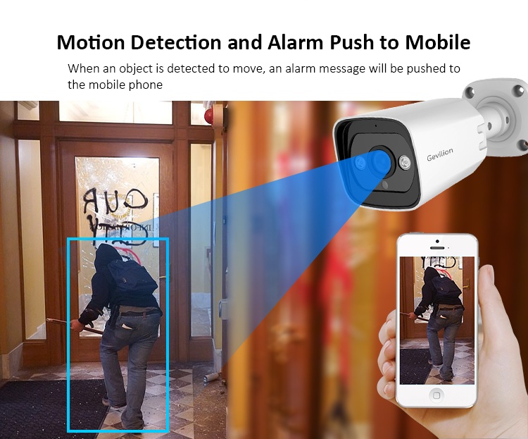 POE WDR Metal Network Camera With Voice Broadcast