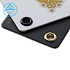 Personal fast and high quality custom Luxury recyclable hangtag embossed UV tags black paper hangtag swing label for clothing