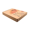 Wholesale Cheap Custom Printed Personalised All Size 9 10 11 12 14 18 Inch Corrugated Kraft Paper Fries Burger Pizza Boxes