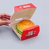 Custom Recyclable Disposable Paper Packaging Box Sushi Takeaway Paper Box with Divider Section